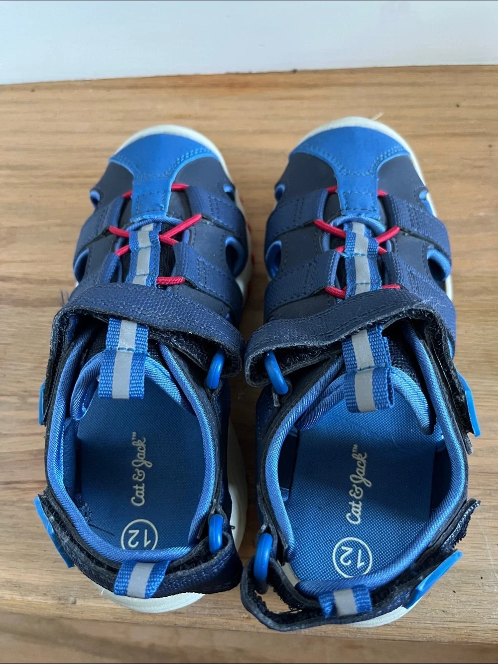 Cat & Jack Navy and Bright Blue Kids Closed-Toe Sport Sandals